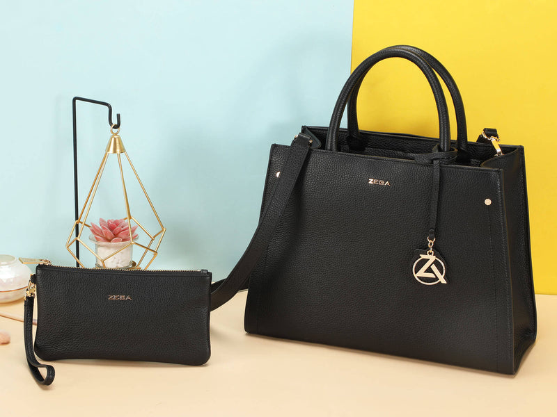 Zeba Luxe Leather Bag — Zeba accessory product photo