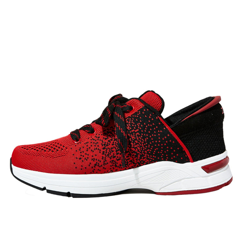Zeba Women's Cherry Red women's hands-free sneaker, product photo